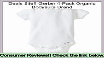 Sales Gerber 4-Pack Organic Bodysuits Brand