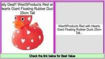 Reviews Best West5Products Red with Hearts Giant Floating Rubber Duck 25cm Tall