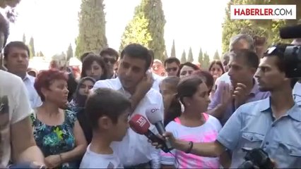 Demirtaş, Soma Mezarlığı'ndaki maden şehitliğini ziyaret etti -