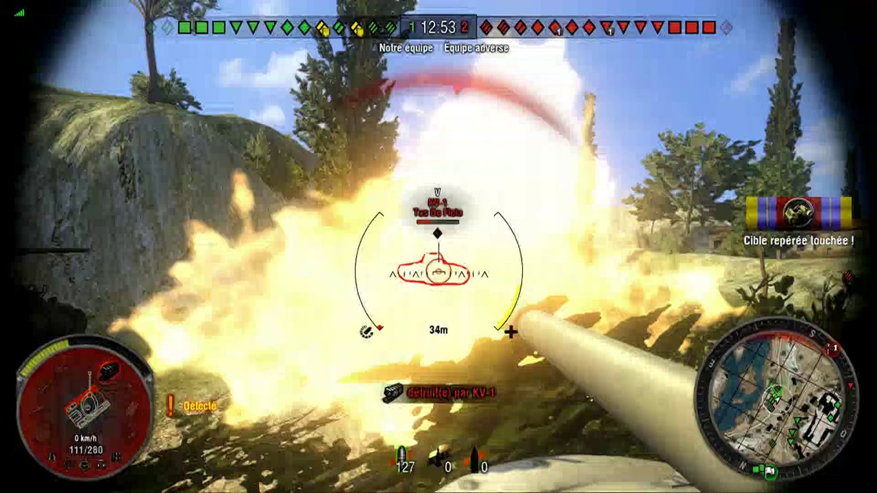 World Of Tanks Xbox 360, Bref, j'ai passer mon char de niveau S1E6
