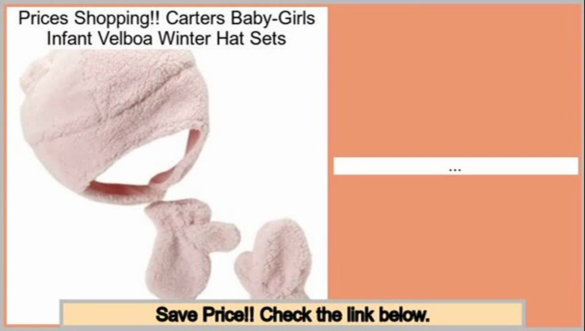 carters baby girl winter hats