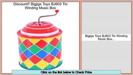 Top Rated Bigjigs Toys BJ603 Tin Winding Music Box