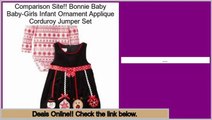 Consumer Reports Bonnie Baby Baby-Girls Infant Ornament Applique Corduroy Jumper Set