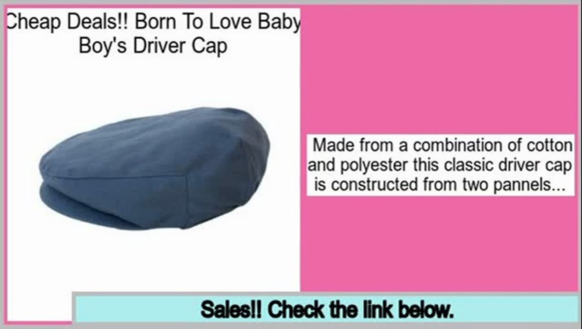 baby boy driver cap