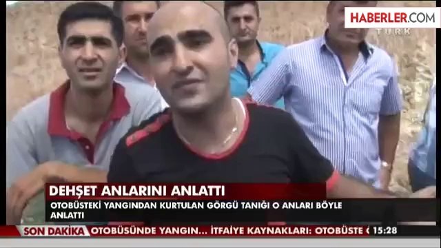 Yanan Otobüsün Yolcuları Dehşeti Anlattı: Annem Camdan Fırladı