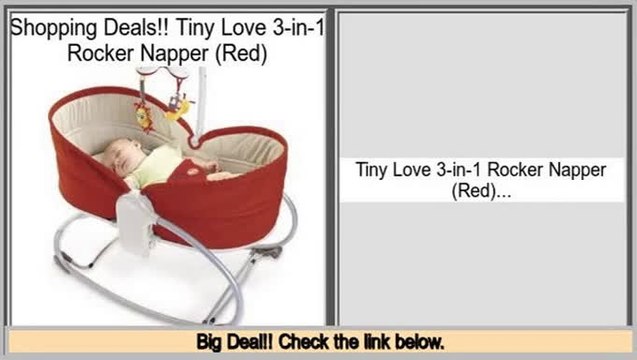 tiny love red rocker napper
