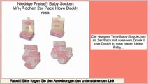 Niedrige Preise Baby Socken M�dchen 2er Pack I love Daddy rosa