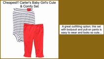 Review Price Carter's Baby Girl's Cute & Comfy Set