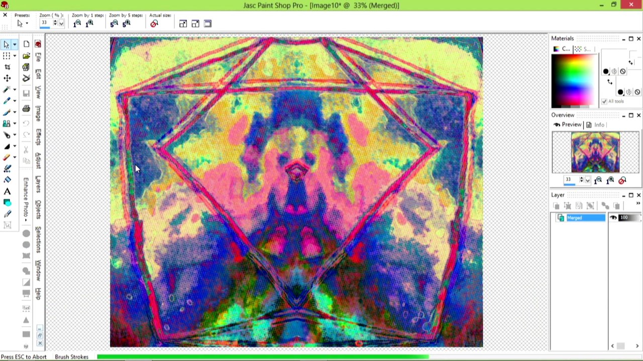 The Ghost of Diamond Mountain Speed Art Music Video: Digital Abstract Art