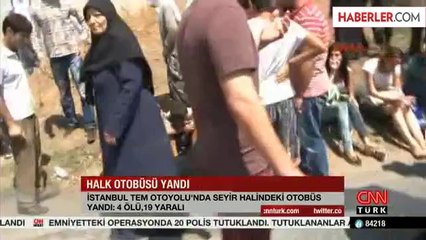 Yanan Halk Otobüsünden Kurtulan Yolcu Şoförü Suçladı