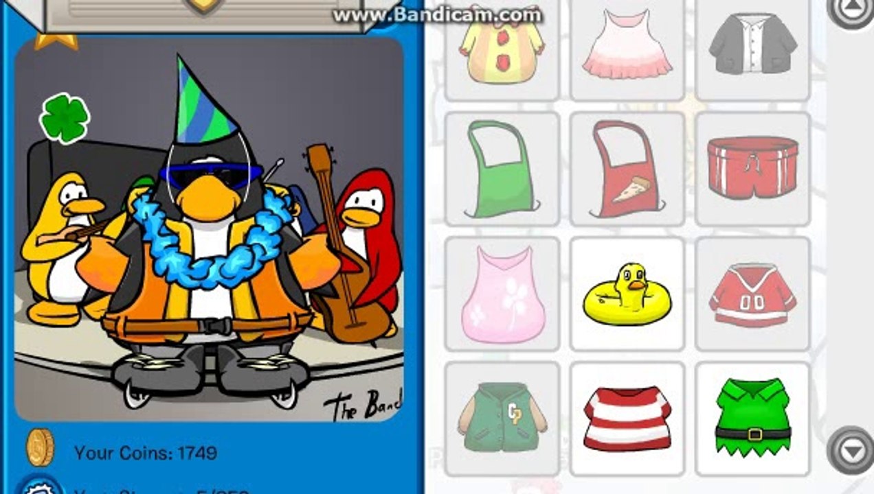 PlayerUp.com - Buy Sell Accounts - Club Penguin Cool Life Jacket For Sale! (SOLD)