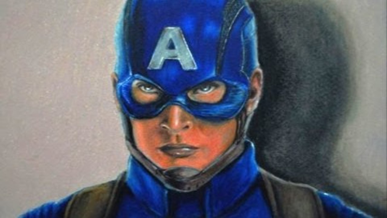 CÓMO DIBUJAR AL CAPITÁN AMÉRICA - SOLDADO INVERNAL / HOW TO DRAW CAPTAIN AMERICA