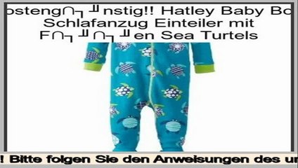 Last Minute Hatley Baby Boy Schlafanzug Einteiler mit F��en Sea Turtels