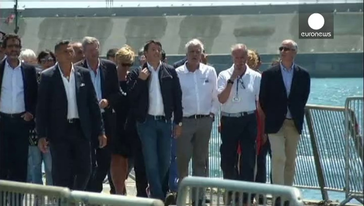 Le Costa Concordia est arrivé à bon port, à Gênes