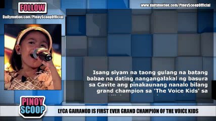 Lyca Gairanod Is 'The Voice Kids' Philippines First Grand Champion