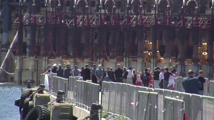 "Costa Concordia" zur Verschrottung in Genua angekommen