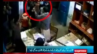 CCTV footage of PML-N MPA Don Rana Shoaib attack on Police station