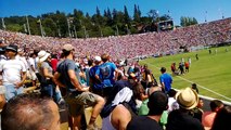 la Ola real Madrid vs inter Milan 7/26/2014 @ memorial stadium Berkeley california