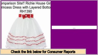 Best Richie House Girl's Princess Dress with Layered Bottom RH1390