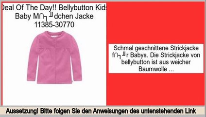 Angebote Bellybutton Kids Baby M�dchen Jacke 11385-30770