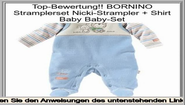 Beste Bewertungen BORNINO Stramplerset Nicki-Strampler + Shirt Baby Baby-Set