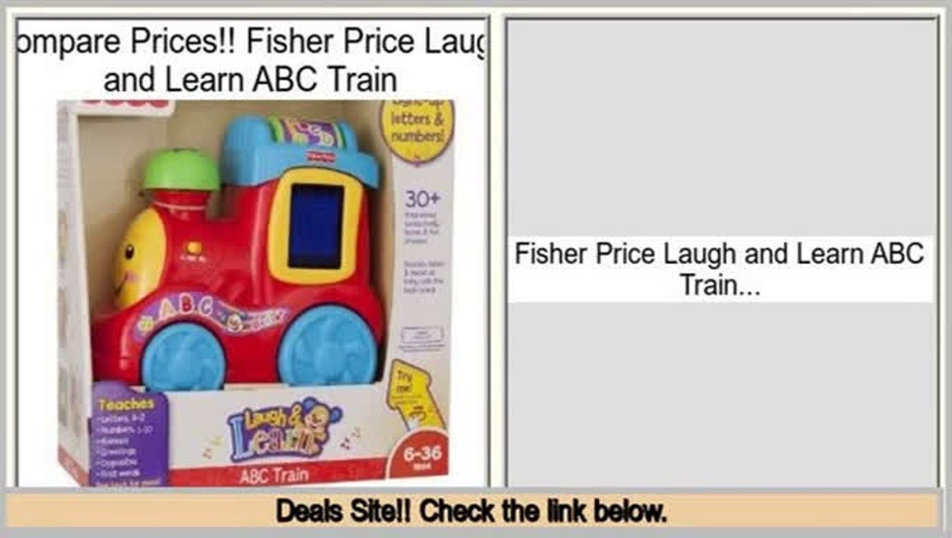 fisher price laugh and learn train