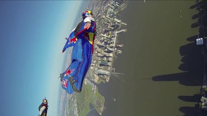 Wingsuit Flying Over New York City FULL POV_HD