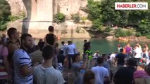 Mostar Köprüsü'nde atlama yarışları yapıldı - BOSNA