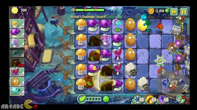 Plants Vs Zombies 2 Dark Ages Part 2 Arthur's Challenge Level 10 Dark Ages Wizard Zombies