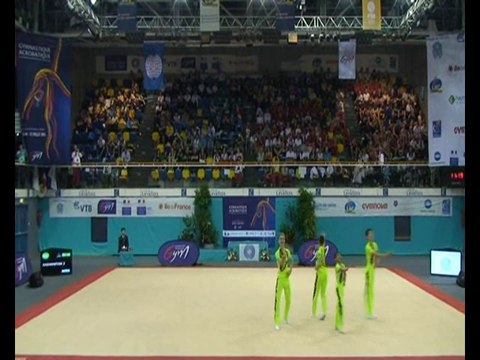 Finales - Compétitions Mondiales par Groupe d'Âge 11/16 ans de Gymnastique Acrobatique - 5 juillet 2014 - Quatuors