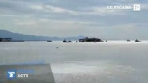 L'arrivée du Condordia à Gênes en time-lapse (accéléré)