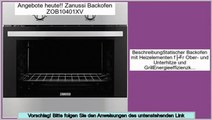 Consumer Reports Zanussi Backofen ZOB10401XV