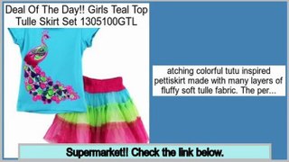 Best Price Girls Teal Top Tulle Skirt Set 1305100GTL