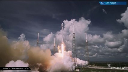 Launch of SpaceX Falcon 9's 10th Flight with ORBCOMM OG2