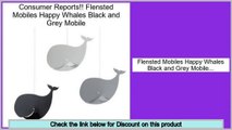 Best Flensted Mobiles Happy Whales Black and Grey Mobile