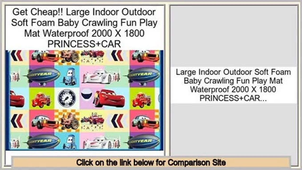 Best Large Indoor Outdoor Soft Foam Baby Crawling Fun Play Mat Waterproof 2000 X 1800 PRINCESS+CAR
