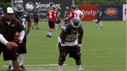McCoy getting competitive at Eagles' training camp
