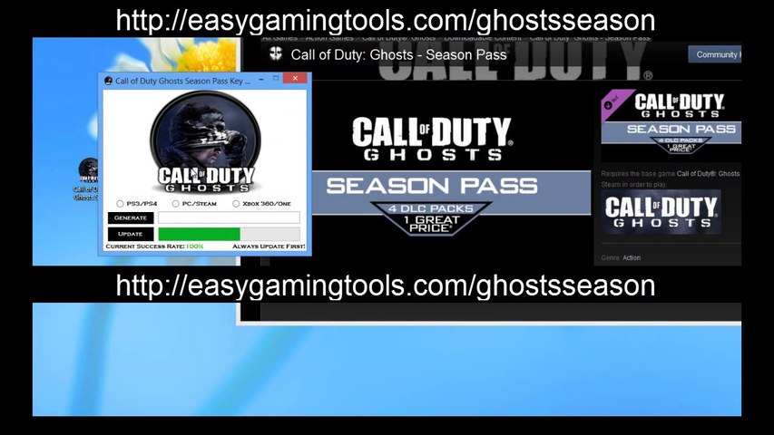 COD Ghosts Season Pass Free Codes - Playstation, Xbox, Steam/PC - video  Dailymotion