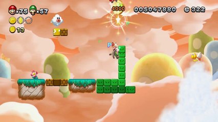 New Super Mario Bros. U - Paradis Chantilly - 7-6 : Serpent de pierre