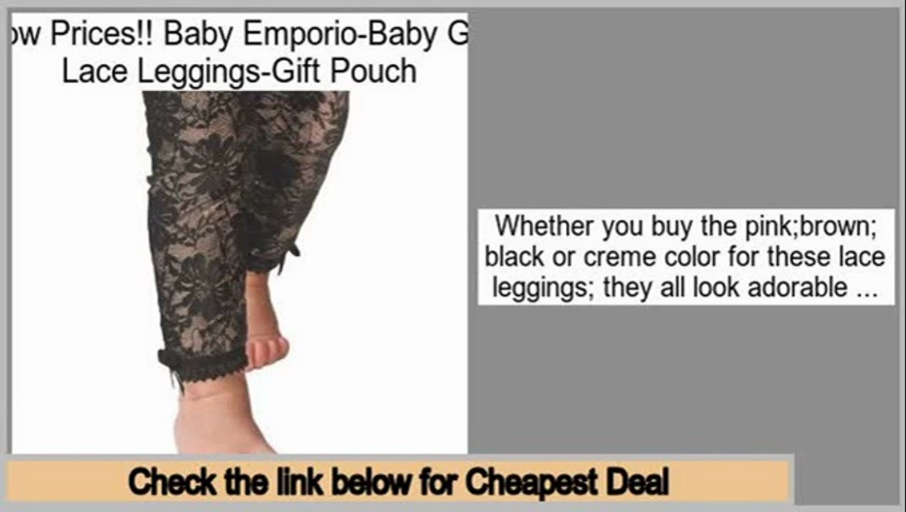 Get Cheap Baby Emporio-Baby Girl Lace Leggings-Gift Pouch