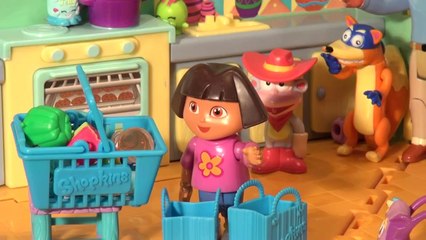 Shopkins Scavenger Hunt with Dora The Explorer and Swiper  no swiping