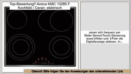 Schn�ppchen Amica KMC 13285 F Kochfeld / Ceran; elektrisch