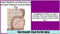 Reviews Best Blankets and Beyond Lovely Decorated Elephant Damask Blanket Pink