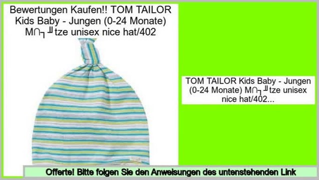 Angebote TOM TAILOR Kids Baby - Jungen (0-24 Monate) M�tze unisex nice hat/402
