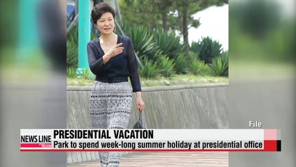 President Park to spend week-long summer holiday at presidential office
