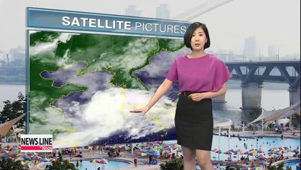 Hot temps and high UV index, monsoon rain on Jeju