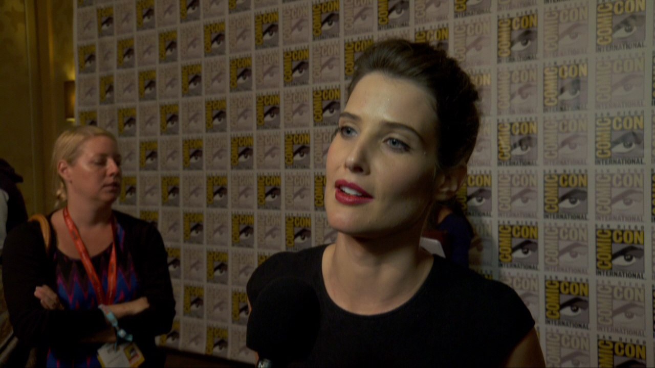A Gorgeous Cobie Smulders At 'Avengers: Age of Ultron' Event