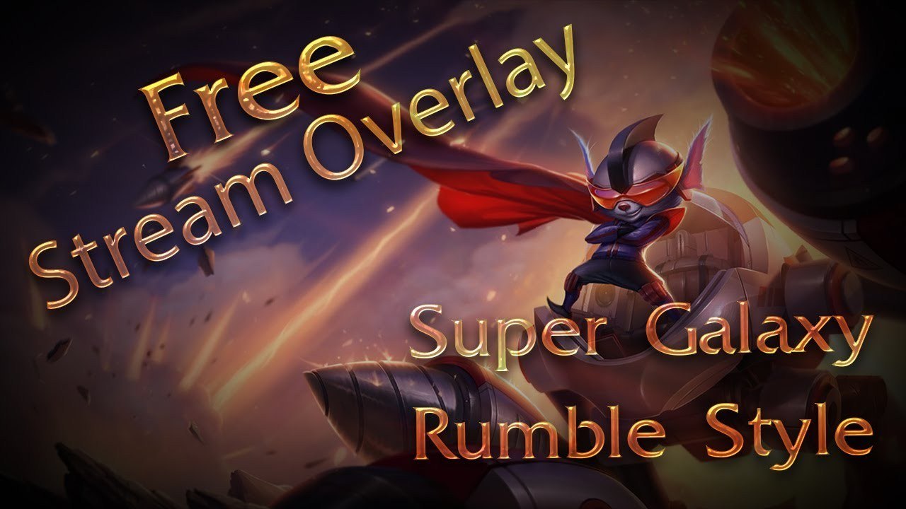 Free Super Galaxy Rumble Style Stream Overlay (Download in description)