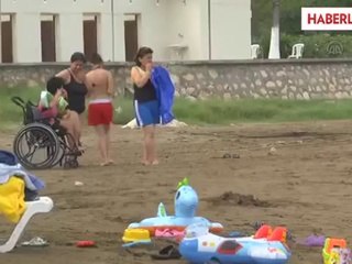 Sahillerde bayram yoğunluğu -