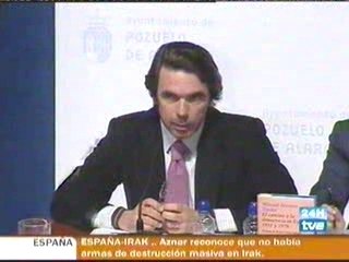 Aznar y las armas de destrucción masiva